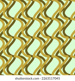Trendy Graphic Seamless Pattern. Ideal for Wall Art and Backdrop. Bold and Eye-catching line art vector.