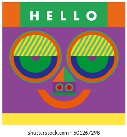 Trendy graphics elements memphis greeting cards design. Retro style texture, pattern and elements. Modern abstract design poster and cover template