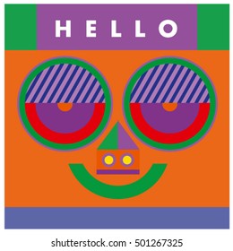 Trendy graphics elements memphis greeting cards design. Retro style texture, pattern and elements. Modern abstract design poster and cover template
