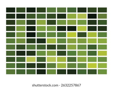  Trendy green color palette featuring rich shadows and soft tints. Perfect for modern design, print tests, branding, and vibrant digital artwork.