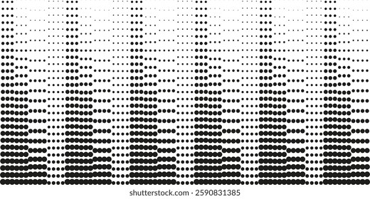 Trendy Halftone Noise Stipple texture background. Simple Grain gradient texture template design. Perfect Dotwork gradient Halftone vector pattern. EPS 10	