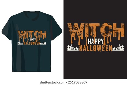 Trendy Halloween Custom T-Shirt Design