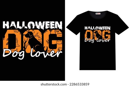 Trendy Halloween graphic vintage typography and lettering t shirt design