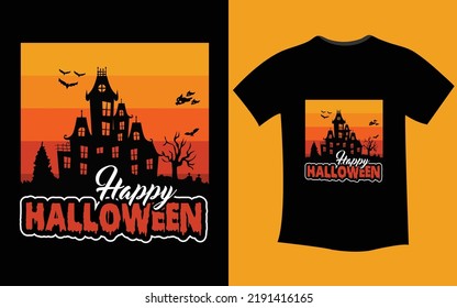 Trendy Halloween T shirt Design
