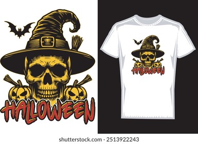 Trendy Halloween T shirt Design