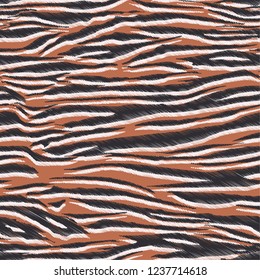 Trendy Hand drawn artistic abstract animal skinseamless pattern print tiger,zebra skin,design for fashion fabric ,wallpaper and all prints on stylish brown background