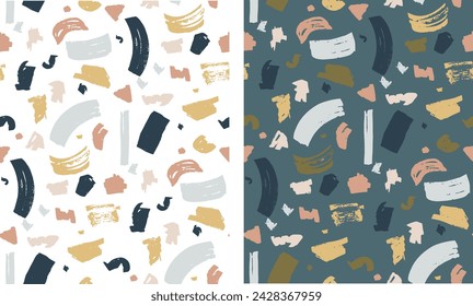 Trendy hand drawn doodle abstract sketch pattern background. T-shirt design, art print