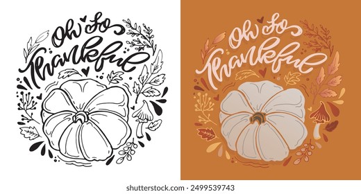 Trendy hand drawn doodle lettering quote about fall. Lettering for t-shirt design, mug print, bag print, clothes fashion. 100% hand drawn vector image.