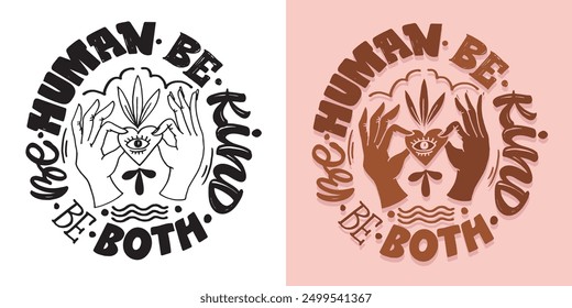 Trendy hand drawn doodle lettering quote. Lettering for t-shirt design, mug print, bag print, clothes fashion. 100% hand drawn vector image.