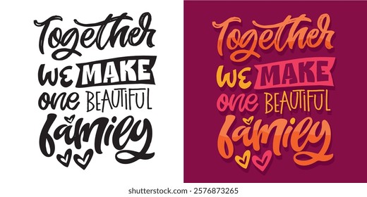 Trendy hand drawn doodle lettering quote about love and Valentine's day. Lettering for t-shirt design, mug print, bag print, clothes fashion. 100% hand drawn vector image.