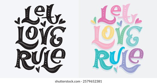 Trendy hand drawn doodle lettering quote about love and Valentine's day. Lettering for t-shirt design, mug print, bag print, clothes fashion. 100% hand drawn vector image.