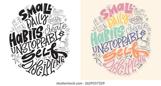 Trendy hand drawn doodle lettering quote. Lettering for t-shirt design, mug print, bag print, clothes fashion. 100% hand drawn vector image.