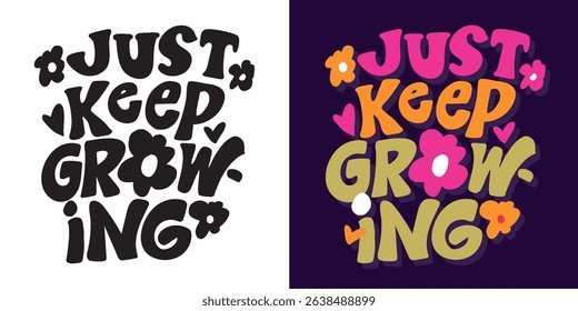 Trendy hand drawn doodle lettering quote. Lettering for t-shirt design, mug print, bag print, clothes fashion. 100% hand drawn vector image.