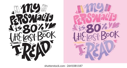 Trendy hand drawn doodle lettering quote. Lettering for t-shirt design, mug print, bag print, clothes fashion. 100% hand drawn vector image.