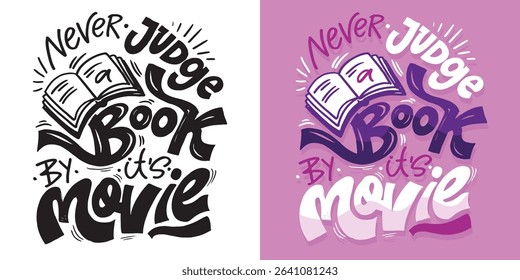 Trendy hand drawn doodle lettering quote. Lettering for t-shirt design, mug print, bag print, clothes fashion. 100% hand drawn vector image.