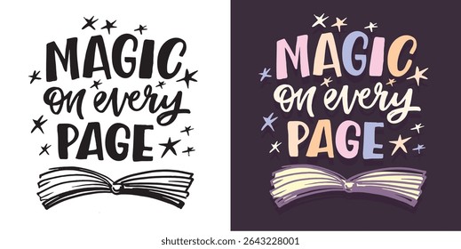 Trendy hand drawn doodle lettering quote. Lettering for t-shirt design, mug print, bag print, clothes fashion. 100% hand drawn vector image.