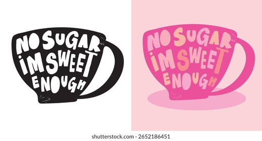 Trendy hand drawn doodle lettering quote about healthy food. Lettering for t-shirt design, mug print, bag print, clothes fashion. 100% hand drawn vector image.
