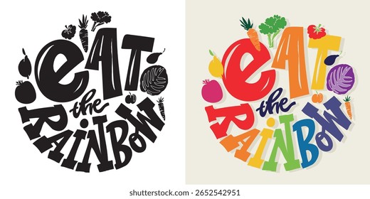 Trendy hand drawn doodle lettering quote about sport and healthy food. Lettering for t-shirt design, mug print, bag print, clothes fashion. 100% hand drawn vector image.
