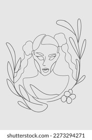 Trendy Hand-Drawn Vector Illustrations. Minimalistic Abstract Faces, Hands, and Shapes in Contemporary Silhouette Style