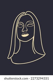 Trendy Hand-Drawn Vector Illustrations. Minimalistic Abstract Faces, Hands, and Shapes in Contemporary Silhouette Style