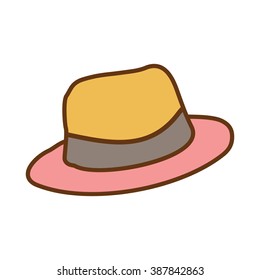 Trendy Hat Doodle Icon