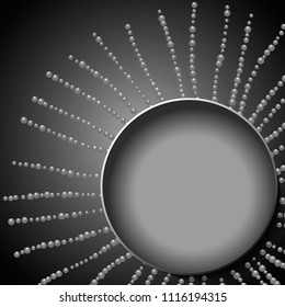 Trendy header design with place for your text. Creative vector background.