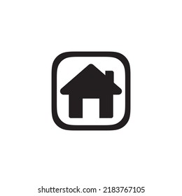 Icono de la aplicación doméstica de moda en estilo plano aislado en fondo blanco. 
Icono para la presentación, folleto, catálogo, afiche, libro, revistas y aplicaciones.
Ilustración del vector, EPS10.