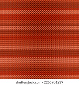 Trendy horizontal stripes christmas knit geometric seamless pattern. Scarf stockinet ornament. Nordic style seamless knitted pattern. Handicraft backdrop.