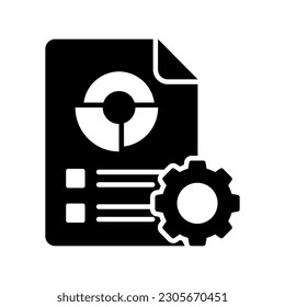 Trendy icon of data management in editable style, data analysis vector