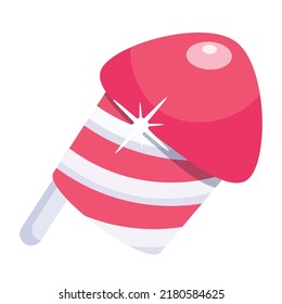 Diseño de iconos de moda de firecracker