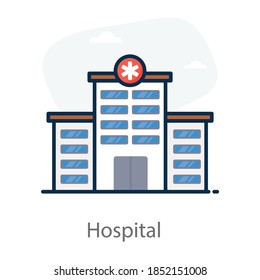 A trendy icon design of first aid box, medical kit vector 