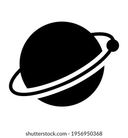 Trendy Icon Design der gesättigten Vektorgrafik des Planetensystems