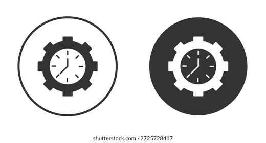 Trendy icon in trendy flat black and white. suitable for graphic design