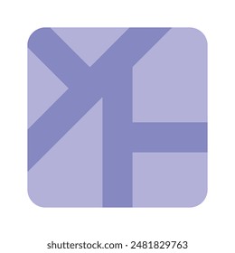 Trendy icon of map location is up for premium use