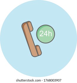 Trendy icon on blue background for web and mobile graphic.