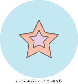 Trendy icon on blue background for web and mobile graphic.