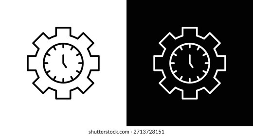 Trendy icon, outline vector sign, logo design download