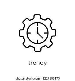 Trendy icon from Productivity collection., editable outline stroke vector illustration