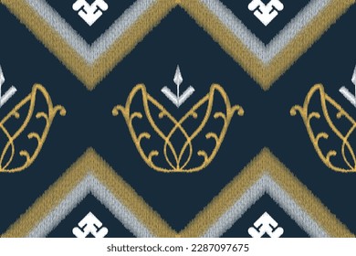 trendy Ikat pattern design. suitable for textures, fabrics, embroidery, clothing, weaving, wrapping, scarves, sarongs