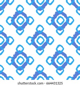 Trendy Ikat Seamless Background .Abstract Simple Pattern Print for Graphic Design , Advertising, Invitations 