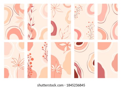 Trendy illustration for web design. Vector app template set. Elegant abstract background. Social media banner template. Modern, great design for any purposes.