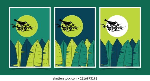Trendy illustrations with lines, Vector art Design 