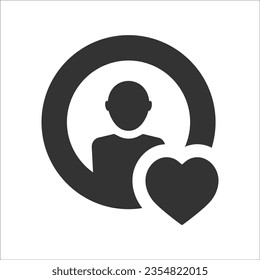 Trendy influencer Icon, Vector Graphics