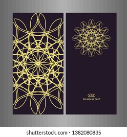 Trendy invitation card. Trendy vector wallpaper. Vintage fabric. Vector holiday decoration. Fabric texture. Creative vector layout. Fashion design.