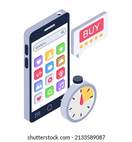 Eine trendige Isomere von mobilen Apps 

