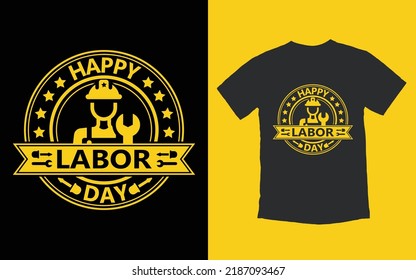 Trendy Labor Day T shirt Design