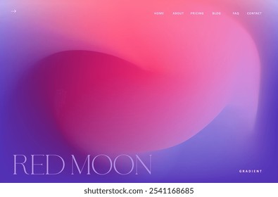 Trendy Landing Page Purple Pink Gradient Background. Modern Backdrop for Landing Page Website, Poster, Brochure, Advertising, Placard, Invitation Card, Music Festival, Night Club