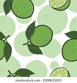 Trendy Lemon seamless patterns. Cool abstract and fruit design. For fashion fabrics, kid’s clothes, home decor, quilting, T-shirts, cards and templates, scrapbook and other digital needs