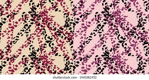 Trendy leopard pattern background fashionable wild animal cheetah skin natural texture for fashion print design
