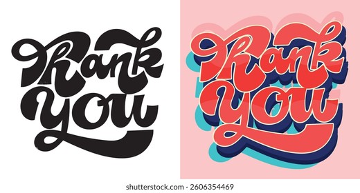 Trendy  Lettering for t-shirt design, mug print, bag print, clothes fashion. 100% hand drawn vector image.